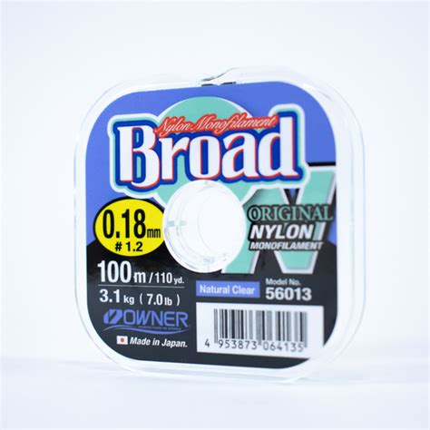 Монофильная леска для рыбалки OWNER Broad по 100 м купить по выгодной ...