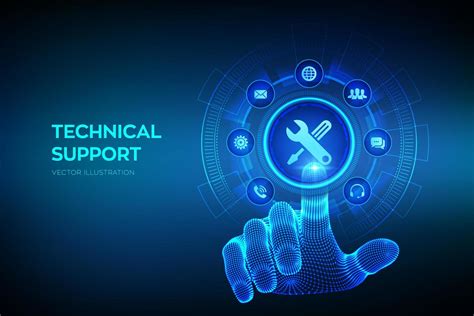 technical support vector art icons  graphics