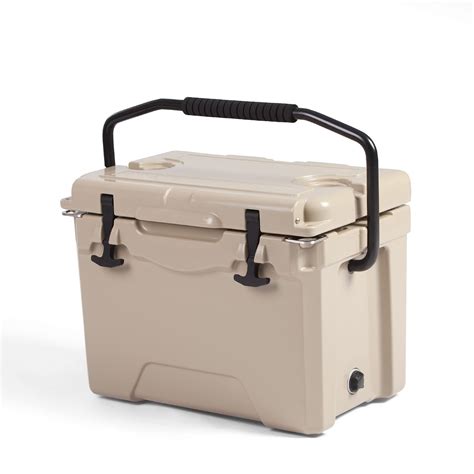 Portable 25 Quart Ice Chest And Coolers Camping Coolers With Heavy