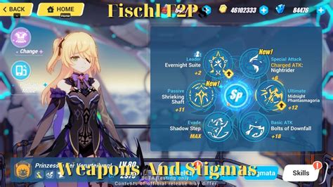 What F P Weapon And Stigmas To Use For Fischl Honkai Impact Rd Beta