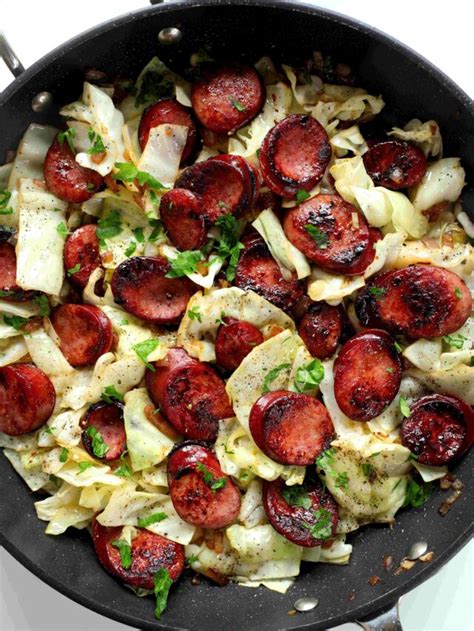 CABBAGE AND SAUSAGE - The Anthony Kitchen