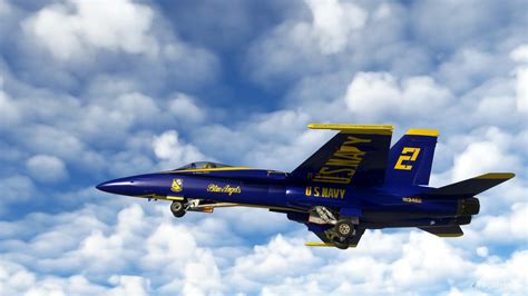 F/A-18C Blue Angels #2-6 for Microsoft Flight Simulator | MSFS