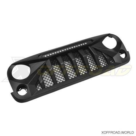 Parrilla Negro Optimus Serie Net Led Jeep Wrangler Jk Xojg X