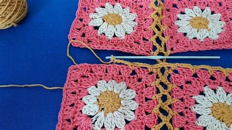 Crochet Como Unir Granny Square Enrejado How To Join Granny Square