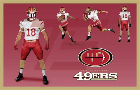 San Francisco 49ers Uniform Redesign on Behance