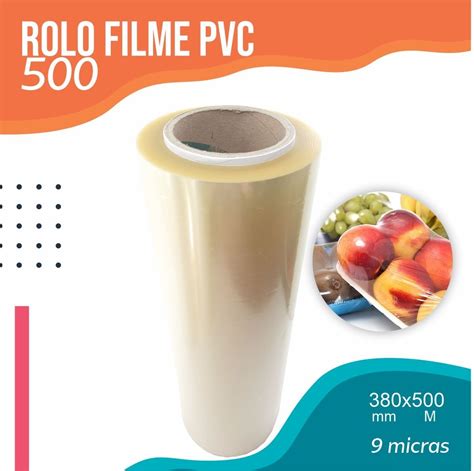 Rolo Bobina Plastico Filme Pvc Cm X M Grande Padaria Chocobraz