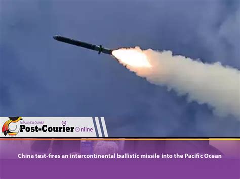 China test-fires an intercontinental ballistic missile into the Pacific ...