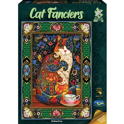 Holdson Puzzle Cat Fanciers Pc Painted Cats Holdson Limited Nz