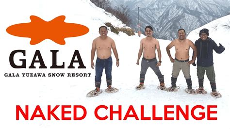 TELANJANG DI SALJU Day 8 Gala Yuzawa Snow Fun Walk Snow Naked