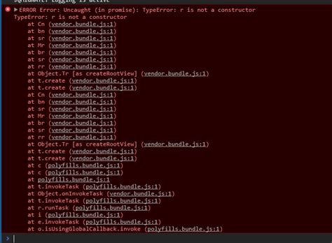 Error Uncaught In Promise Typeerror R Is Not A Constructor Issue