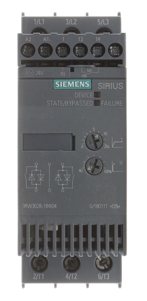 3RW3028 1BB04 Siemens Siemens Soft Starter Soft Start 18 5 KW 400