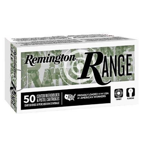 Remington Range 9mm Luger 115gr Full Metal Jacket Handgun Ammo 50 Rounds Sportsman S Warehouse