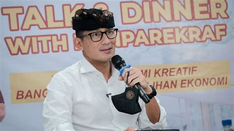 Menparekraf Sandiaga Jumlah Kunjungan Wisman Ke Indonesia Jauh