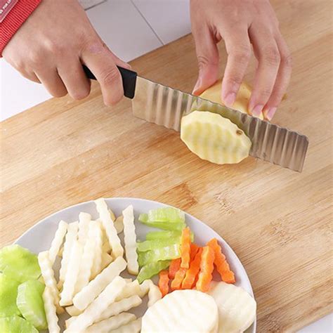 Utility Knives Potato Chip Wavy French Fry Wavy Crinkle Cutter Fruit