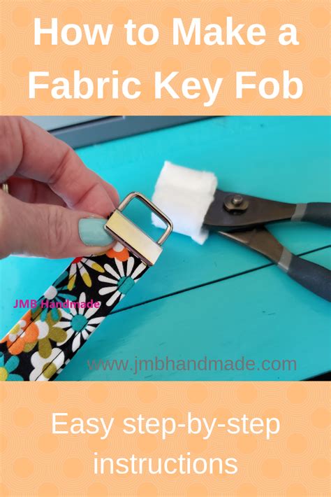 How To Sew A Fabric Key Fob Tutorial Diy Key Fob Sewing Projects For