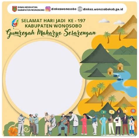 Link Twibbon Hari Jadi Kabupaten Wonosobo Ke Juli Ini