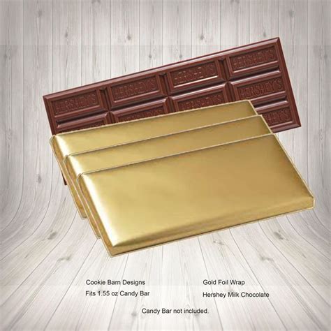 Gold Foil Candy Bar Wrappers, Gold Foil Wrappers, Gold Foil, Candy Bar ...