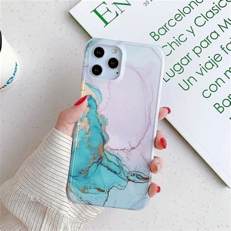 Cute Beautiful Marble Phone Case For iPhone – Tweggo