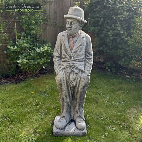 Charlie Chaplin Garden Statue - Onefold Ltd