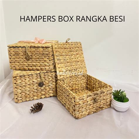 Jual Rustic Home Storage Box Multifungi Hampers Box Kotak Parcel