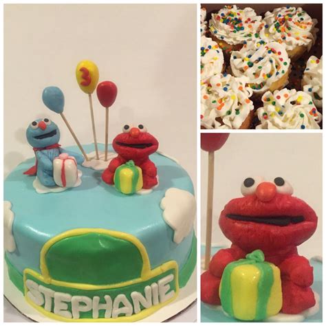 Sesame Street Elmo and Super Grover | Cake, Desserts, Sesame street