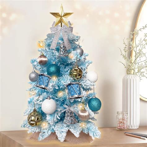 Artificial Christmas Tree 2ft Small Tabletop Lighted Christmas Tree