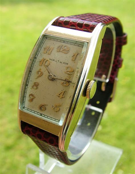 Antiques Atlas A 1930s Waltham Art Deco Wrist Watch