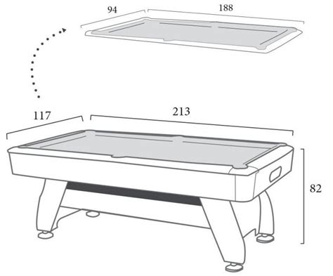 Medidas de los billares Cuánto mide un billar 2022