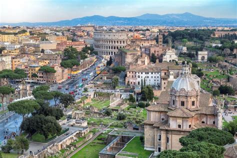 Rome Skyline stock photo. Image of monument, forum, archeology - 24479664