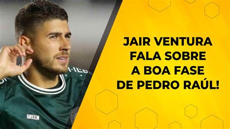 Jair Ventura fala da boa fase do atacante Pedro Raúl um dos destaques