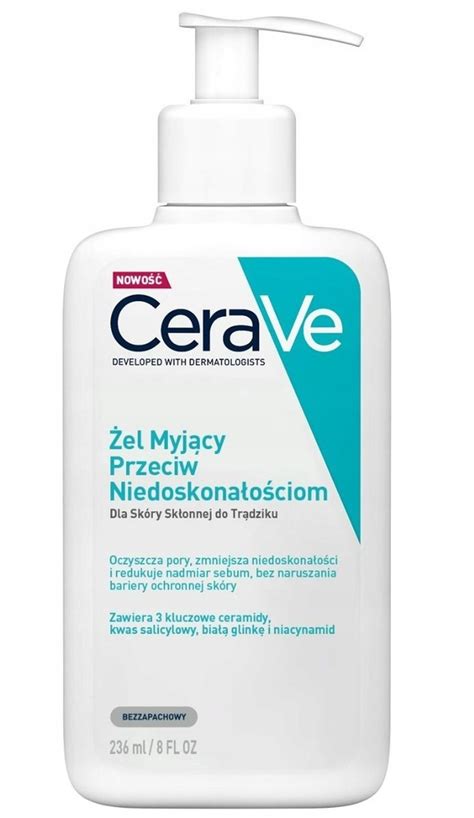 Cerave El Myj Cy Przeciw Niedoskona O Ciom Ml