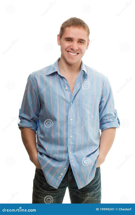 Retrato Adulto Novo Considerável Do Homem Imagem de Stock Imagem de