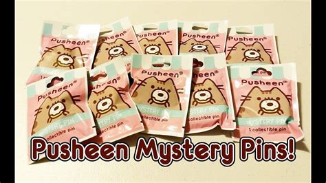 Pusheen Mystery Pin Blind Bags Youtube