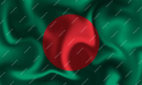 Premium Vector | Bangladesh flag official colors and proportion ...