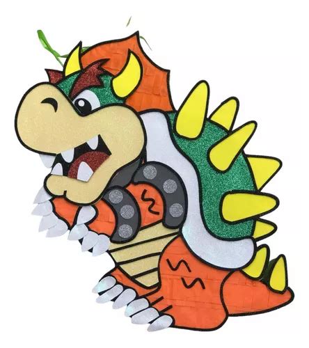 Pi Ata De Bowser Mario Bross Pi Ata Personalizada