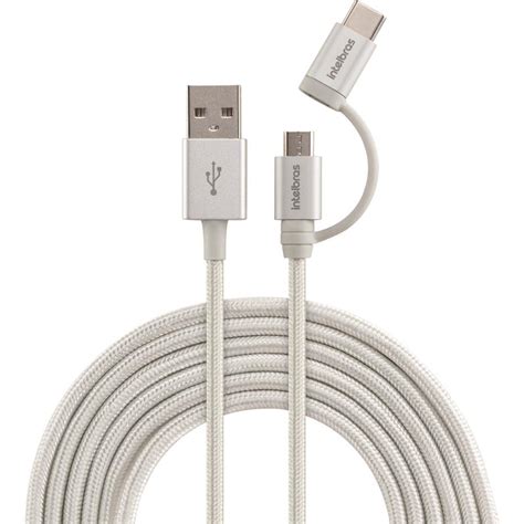 Cabo Para Smartphone Em Usb Para Micro Usb Usb C C M Nylon