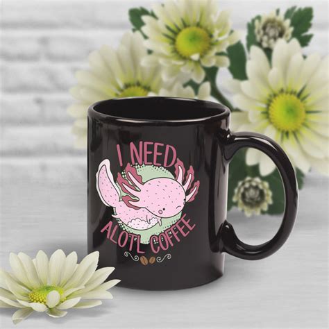 Axolotl Coffee Mug Cute Axolotl Gift Mexican Walking Fish Lover