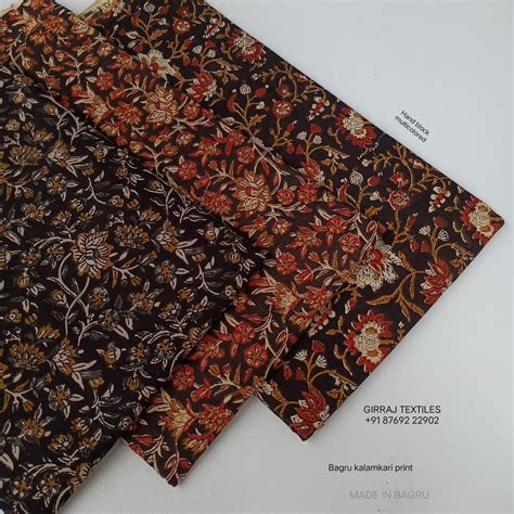 Cotton Kalamkari Fabric Block Print Multicolour At Rs Meter In Jaipur