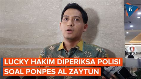 Tiba Di Bareskrim Lucky Hakim Duga Dipanggil Karena Pernah Ke Ponpes