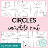 Parts Of A Circle Poster By Lindsay Bowden Secondary Math Tpt