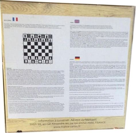 Jeu d échecs pièces en Bois Jeux Ducale Ludessimo jeux de société