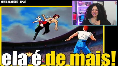 NATHALIA REAGINDO A YUSUKE KUWABARA E GENKAI Vs ESPERIENCIAS YU YU