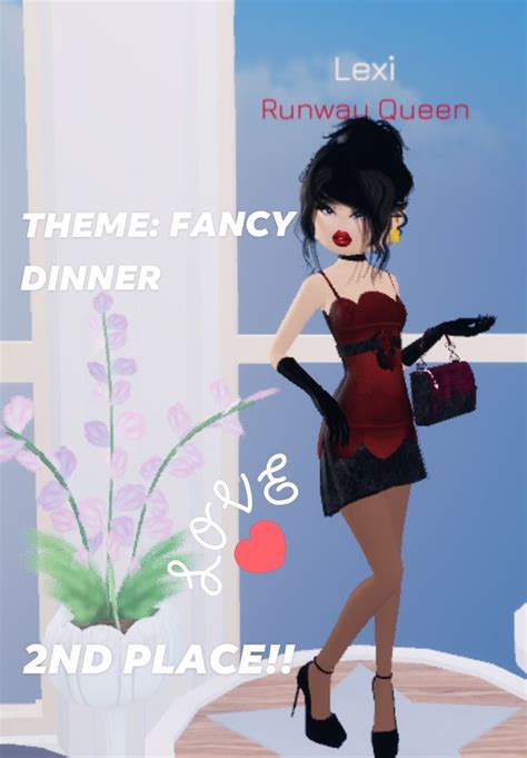 Dress to Impress Fancy Dinner Theme Roblox in 2024 | Fancy dinner ...