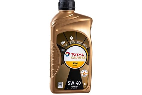 Масло для 4-х тактных двигателей TOTAL QUARTZ 9000 ENERGY 5W40, 1л ...