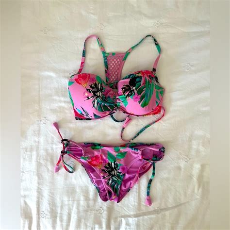 Swim Shade And Shore Ruched Butt Bikini With 34d Bra Top Poshmark