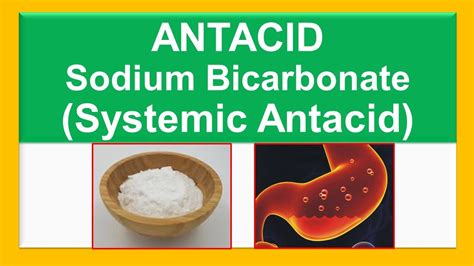 Antacid Sodium Bicarbonate Systemic Antacid Youtube