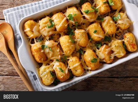 Baked Tater Tots Image And Photo Free Trial Bigstock