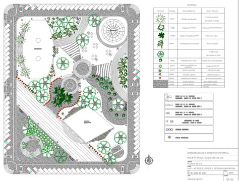 Park Plan With Detail Dwg File