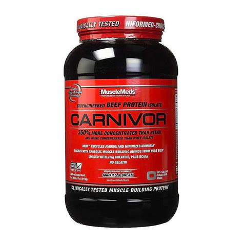 Musclemeds Carnivor Beef Protein Isolate 2lb Kit American Fit