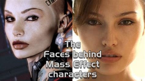 The Faces Behind Mass Effect Characters Youtube